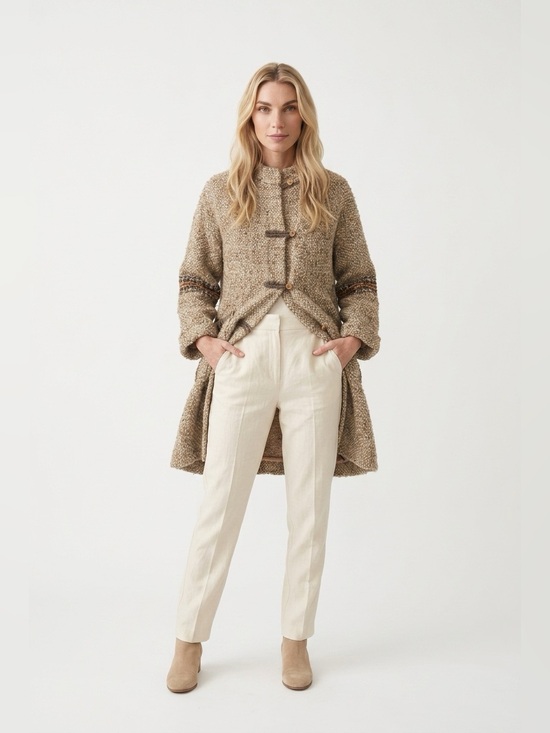 Vintage Jackets & Blazers - Vintage Hand woven car coat